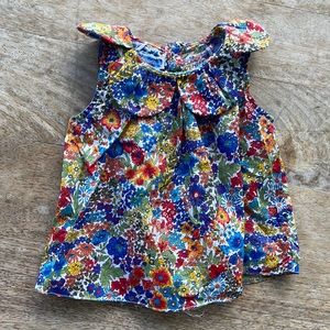 Jacadi floral blouse for baby girl, 6m